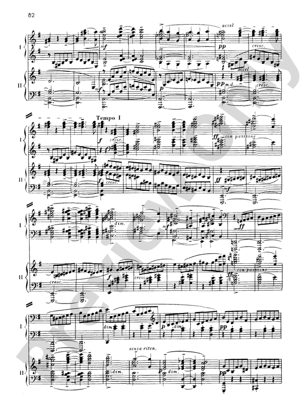 Suite No. 2, Opus 17 - II. Valse - 2 Pianos, 4 Hands (Digital Download)