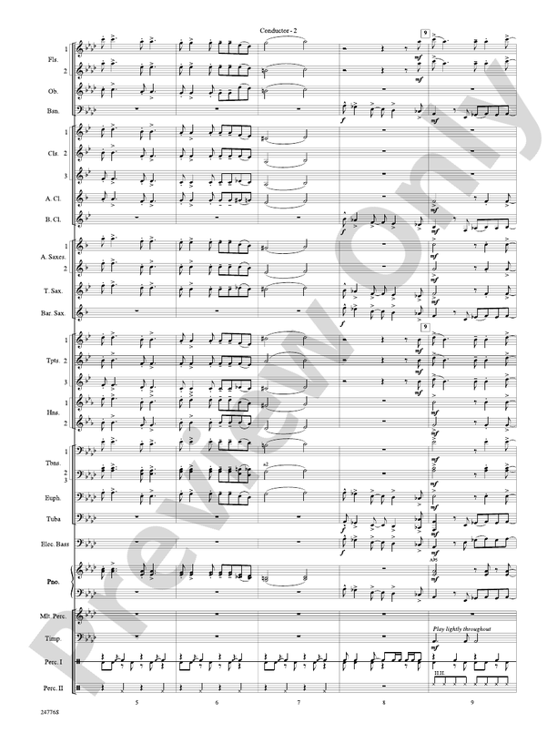 Rolling Stones: The Music Tour - Concert Band Conductor Score & Parts (Digital Download)