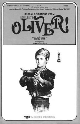 Oliver! (Choral Selections) - Lionel Bart - SSA Norman Leyden TRO - The Richmond Organization Choral Score Octavo