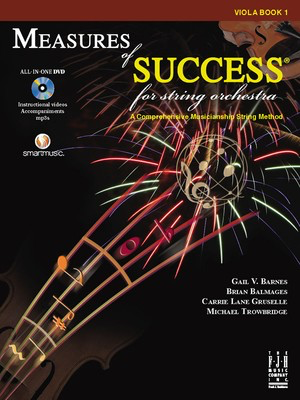 Measures of Success - Viola Book 1 - Viola Brian Balmages|Carrie Lane Gruselle|Gail V. Barnes|Michael Trowbridge FJH Music Company /DVD