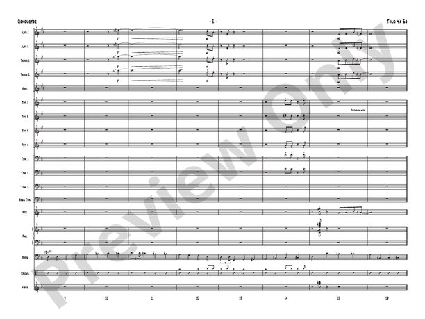 Told Ya So - Jazz Ensemble Conductor Score & Parts(Digital Download)