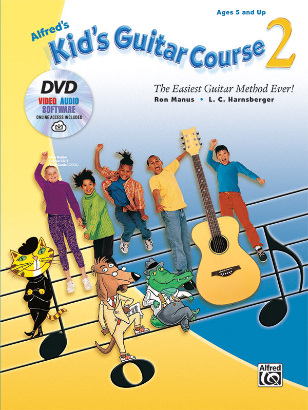 Alfreds Kids Guitar Course 2 BK/OA/DVD