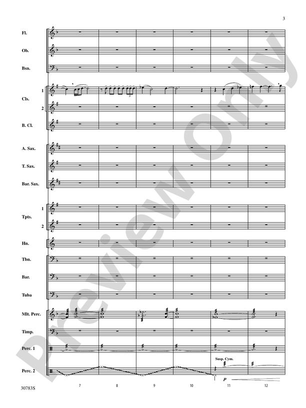 Arabian Dances - Concert Band Conductor Score & Parts (Digital Download)