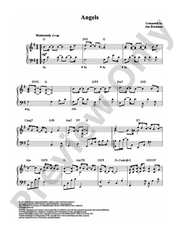 Angels - Piano (Digital Download)