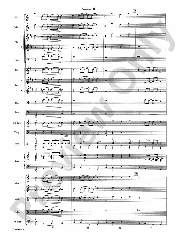 New York, New York, Theme from - Full Orchestra Conductor Score & Parts (Digital Download)