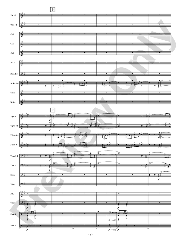 To Protect and Serve - Mvt. 3 from Suite for the Heroes Among Us - Concert Band Conductor Score & Parts (Digital Download)