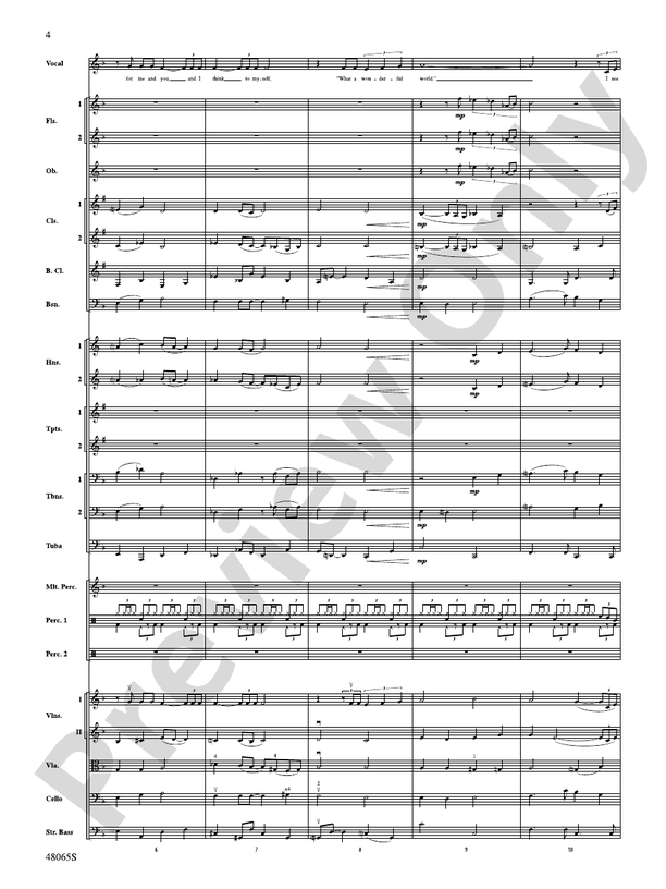 Wonderful Worlds - Full Orchestra Conductor Score & Parts (Digital Download)