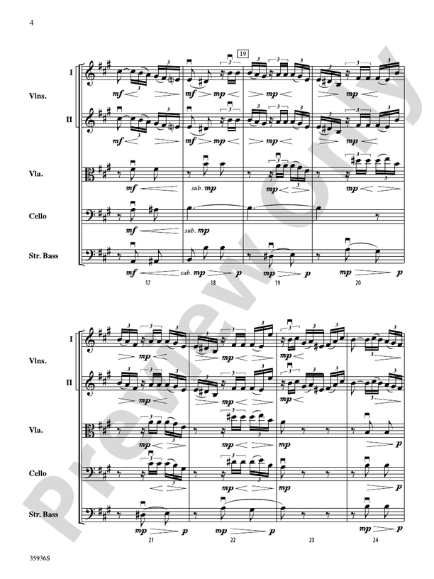 Adagio (from the Farewell Symphony) – String Orchestra Conductor Score & Parts (Digital Download)