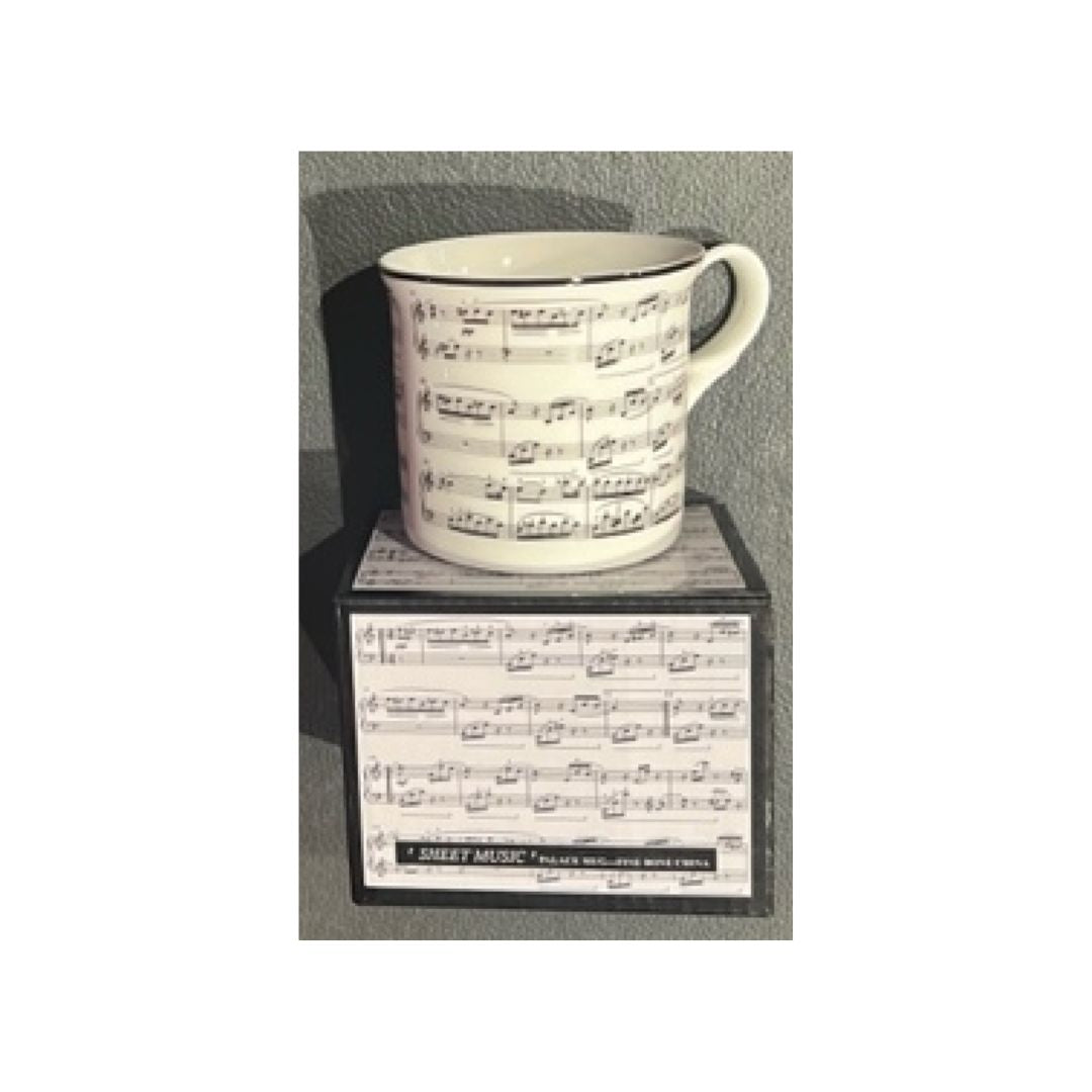 Mug - White with the manuscript of Fur Elise