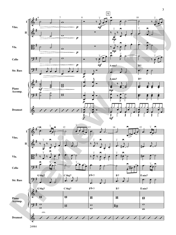 Bossa Verde – String Orchestra Conductor Score & Parts (Digital Download)