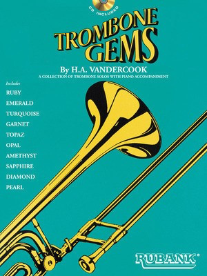 Trombone Gems - Book/CD Pack - H.A. VanderCook - Trombone Rubank Publications Trombone Solo /CD