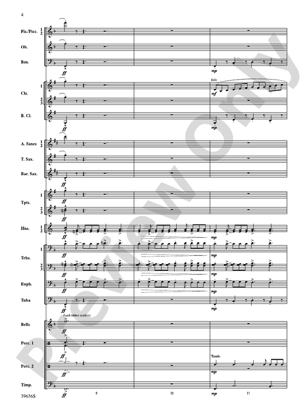 Resurgences - Concert Band Conductor Score & Parts (Digital Download)