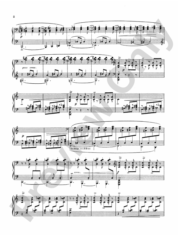 Debussy - Masques - Piano Solo (Digital Download)