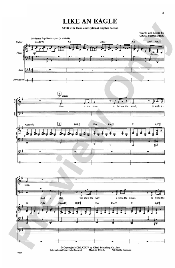 Like an Eagle – SATB Choral Octavo (Digital Download)