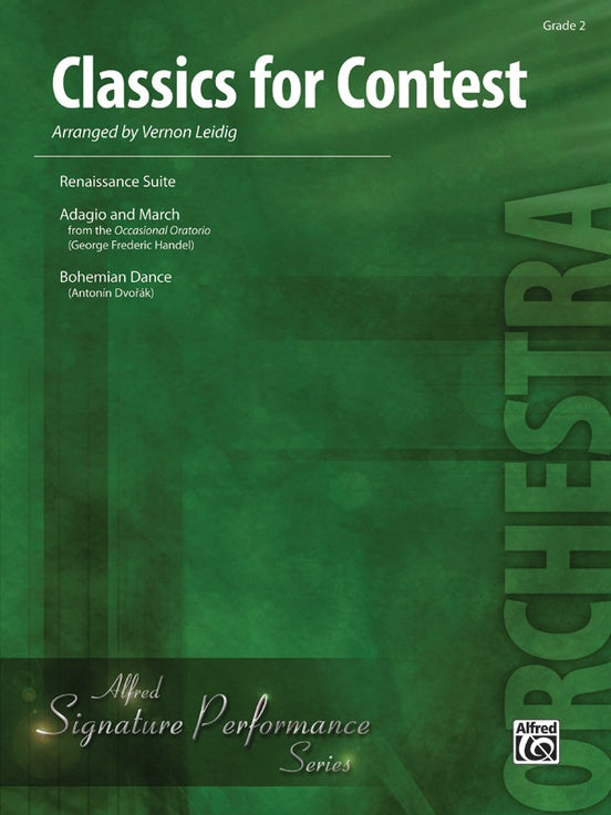 Classics for Contest (Grade 2) – String Orchestra Conductor Score & Parts (Digital Download)