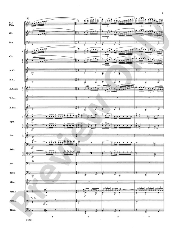 Pride of the Grenadiers - Concert Band Conductor Score & Parts (Digital Download)