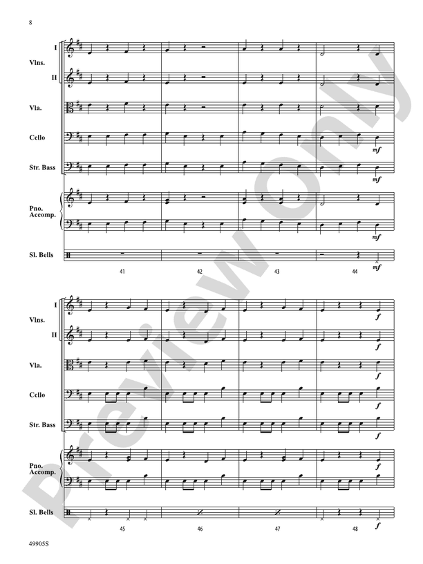 Pizzicato Holidays - String Orchestra Conductor Score & Parts (Digital Download)