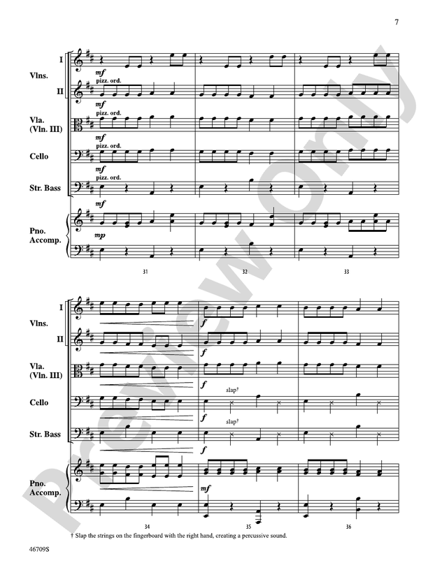 Bottomless Pizz. - String Orchestra Conductor Score & Parts (Digital Download)
