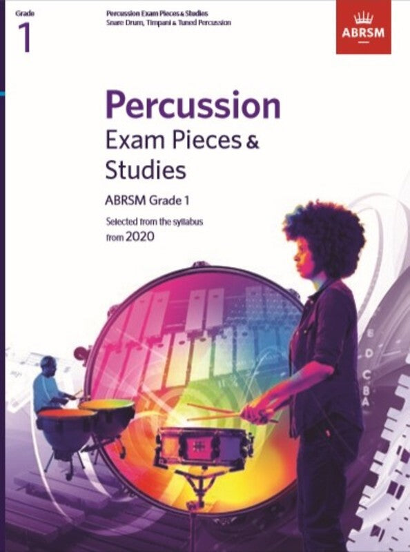 ABRSM Percussion Pieces & Studies from 2020 Grade 1 - ABRSM ABRSM 9781786012906