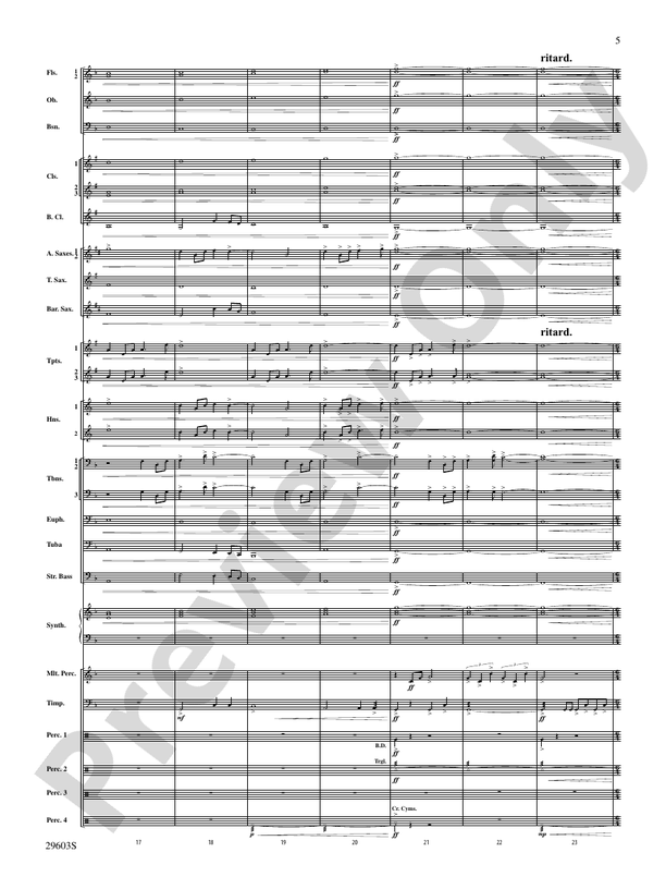 Dillon's Flight - Concert Band Conductor Score & Parts (Digital Download)