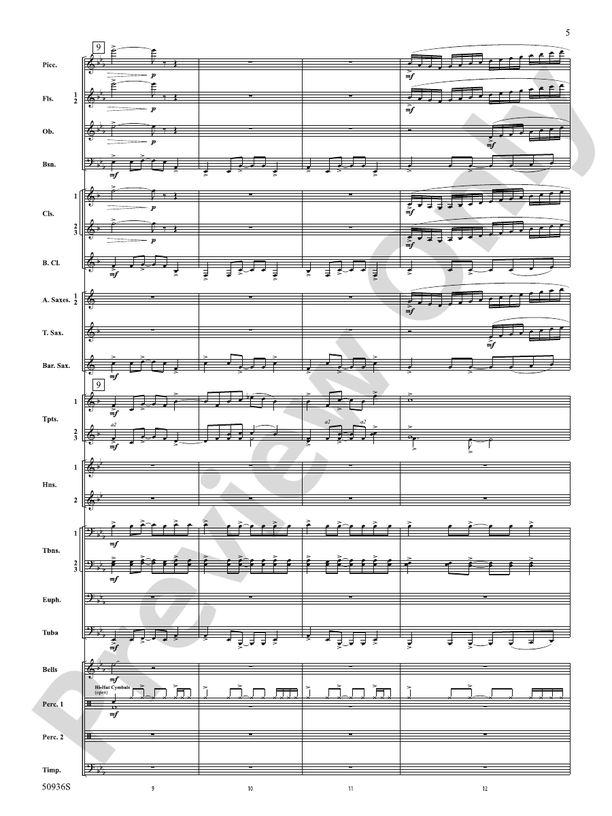 Soundtrack 823 – Concert Band Conductor Score & Parts (Digital Download)