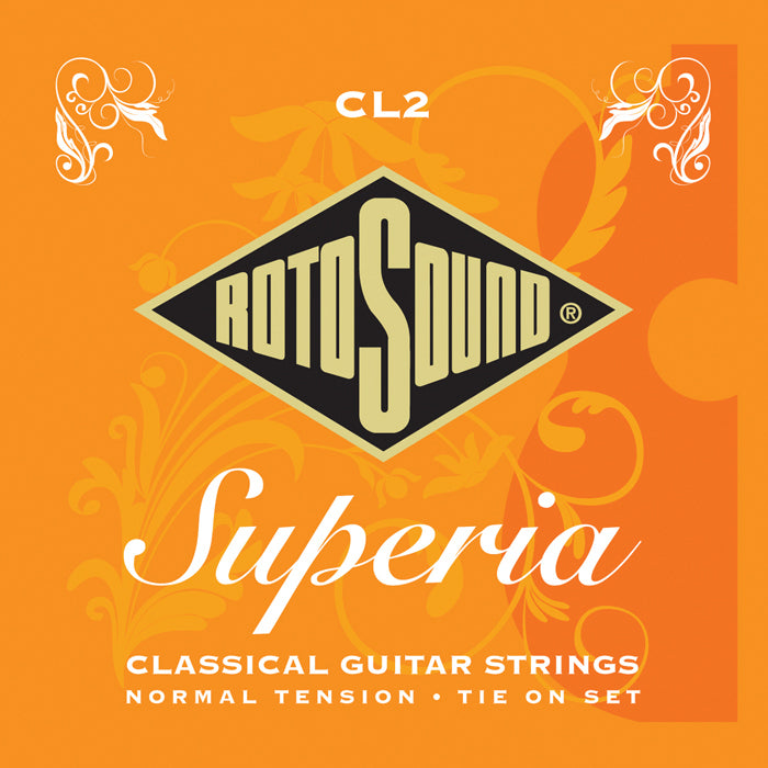 Classical Guitar Strings - Rotosound CL2 Superia Classical Tie on Set
