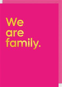Greeting Card We Are Family Sister Sledge