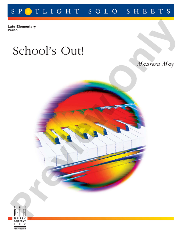 School's Out! - Piano (Digital Download)