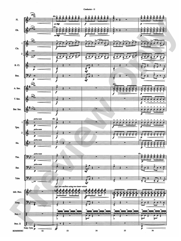 The Great Locomotive Chase - Concert Band Conductor Score & Parts (Digital Download)