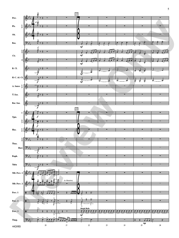 Undecim - Concert Band Conductor Score & Parts (Digital Download)