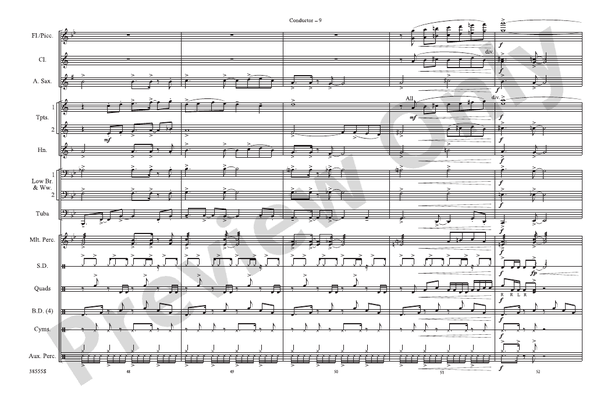 Galeon – Marching Band Conductor Score & Parts (Digital Download)