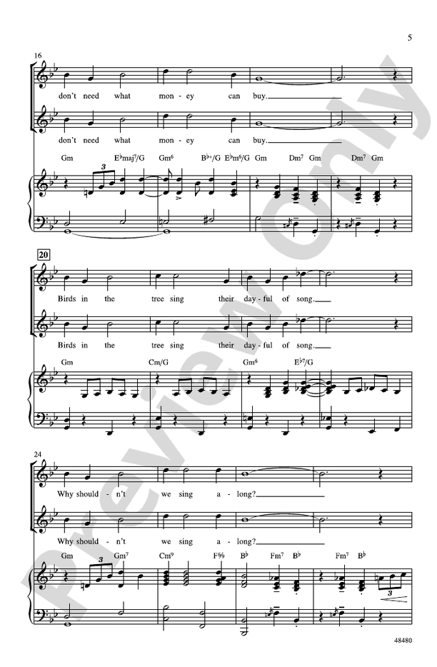 I Got Rhythm - Arr. Mark Hayes – SSA Choral Octavo (Digital Download)