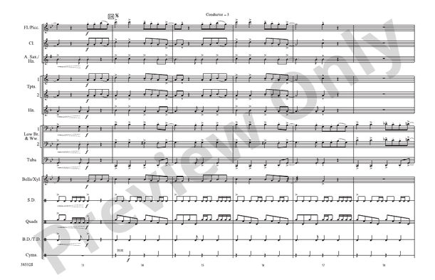 Hot Stuff – Marching Band Conductor Score & Parts (Digital Download)