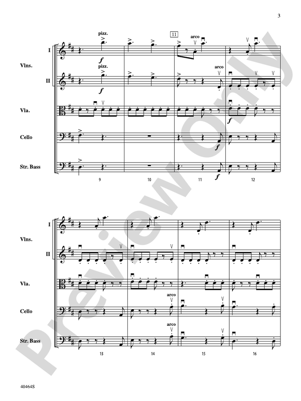 Allegro Giocoso – String Orchestra Conductor Score & Parts (Digital Download)