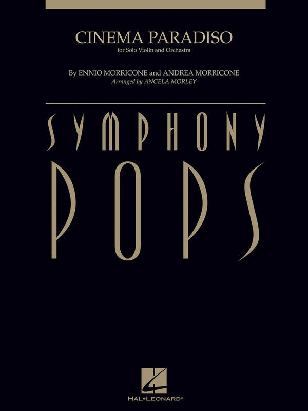 Morricone - Cinema Paradiso - Violin Solo/Full Orchestra Grade 5 Score/Parts arranged by Morley Hal Leonard 4491617