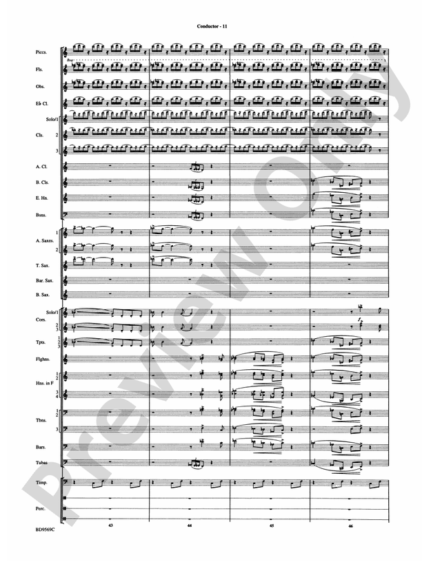 Jericho - Concert Band Conductor Score & Parts (Digital Download)