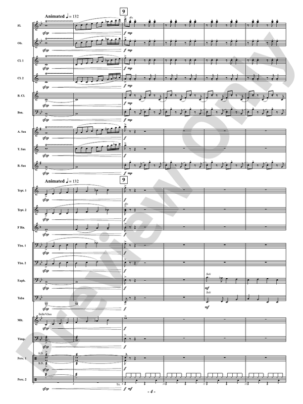 Tuba Christmas - Concert Band Conductor Score & Parts (Digital Download)