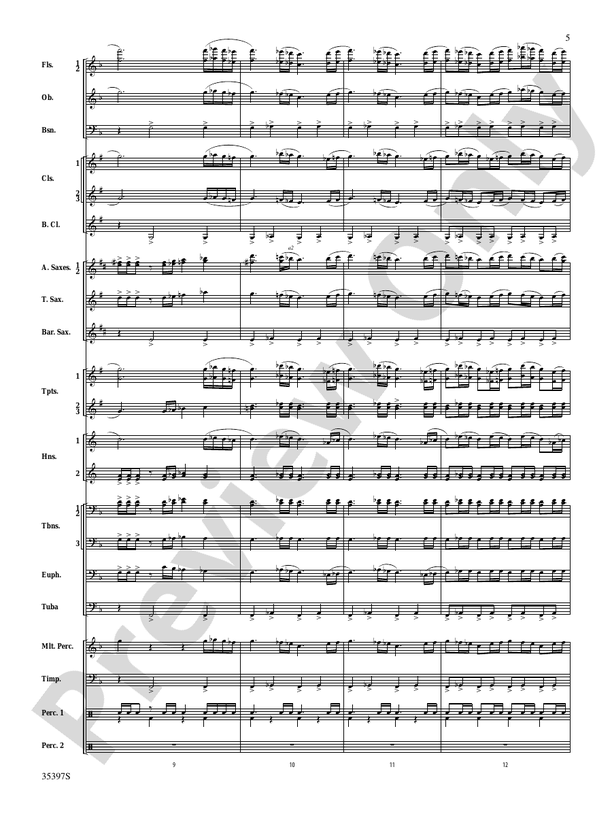 Fuego del Alma - Concert Band Conductor Score & Parts (Digital Download)