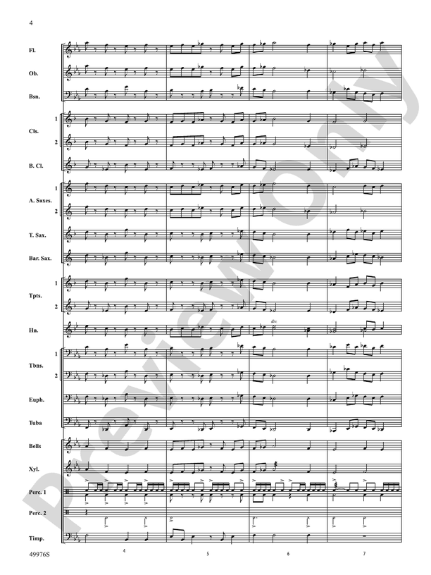 HIGH HOPES/PCB - Concert Band Conductor Score & Parts (Digital Download)