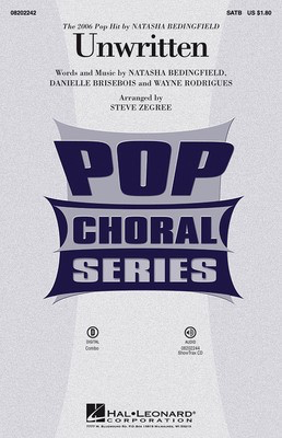 Unwritten - Danielle Brisebois|Natasha Bedingfield|Wayne Rodrigues - Steve Zegree Hal Leonard ShowTrax CD CD