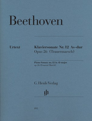 Beethoven - Sonata Op26 Abmaj - Piano Solo edited by Gertsch Perahia Henle HN892