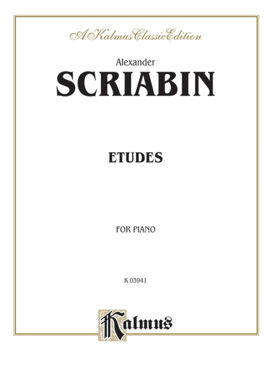 Scriabin - Etudes - Piano Solo (Digital Download)