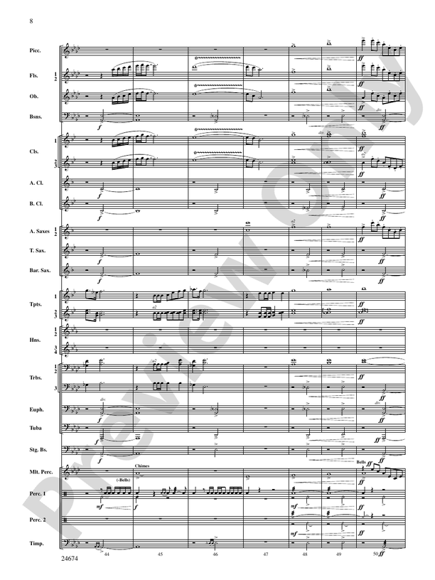 Over Slope and Summit - Concert Band Conductor Score & Parts (Digital Download)