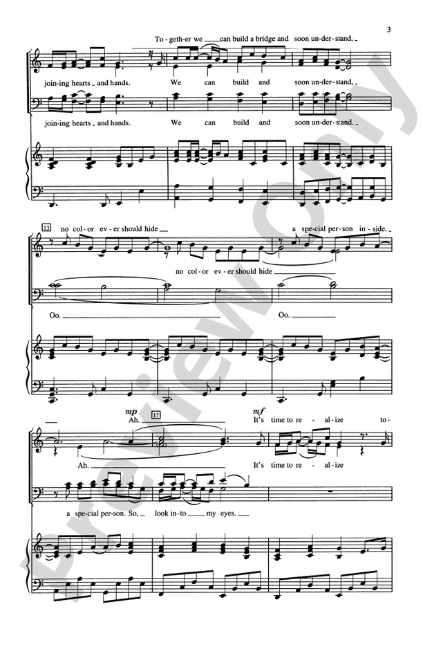 Brothers, Sisters Join Hands – SATB Choral Octavo (Digital Download)