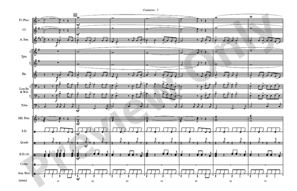 Already Gone (Arr. Brian Scott) – Marching Band Conductor Score & Parts (Digital Download)