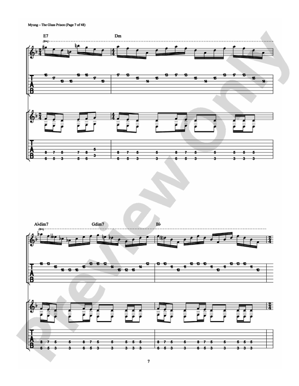 The Glass Prison - Guitar TAB (Digital Download)