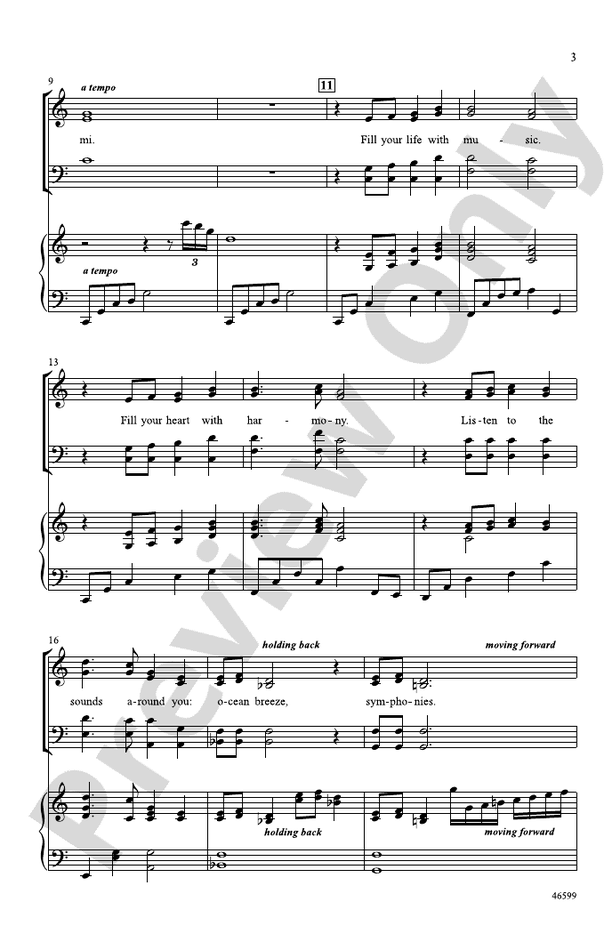 Fill Your Life with Music – SATB Choral Octavo (Digital Download)
