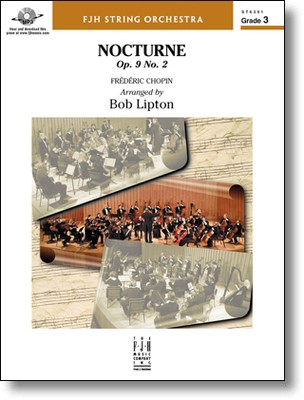 Nocturne Op. 9 No. 2 - Frederic Chopin - Bob Lipton FJH Music Company Score/Parts