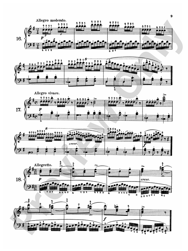 Czerny - 160 Eight-Measure Exercises, 821 - Piano Solo (Digital Download)