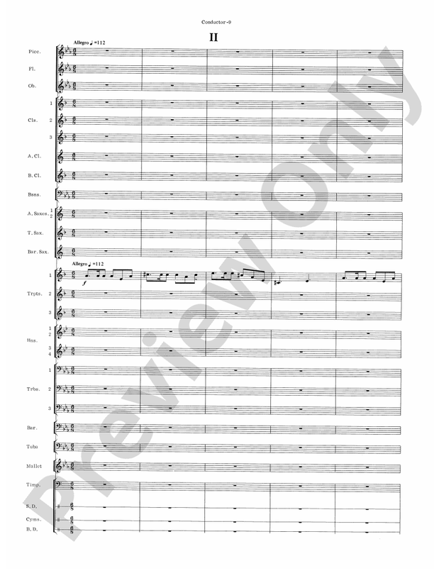 Carmen Suite - Concert Band Conductor Score & Parts (Digital Download)